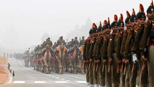 Republic Day Parade Rehearsal 2016 Photos