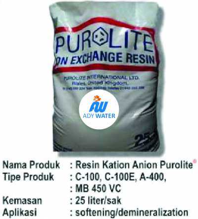 Resin Kation Anion Purolite | MB450VC