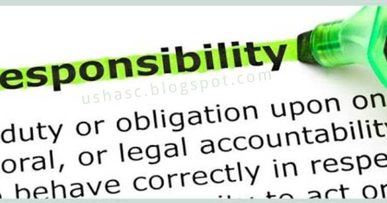 Responsibility Of Anything...