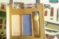 Review: Estee Lauder Pure Color Eyeshadow Duo in Ivory box & Blue Sphere
