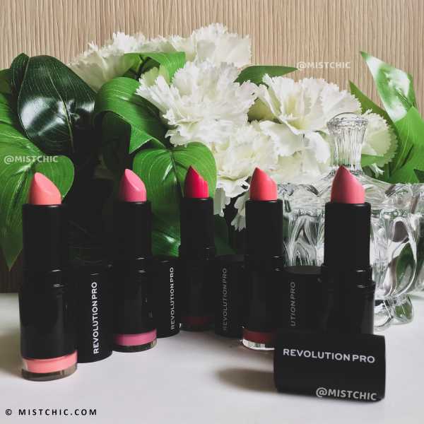 Revolution Pro Lipstick Collection Pinks Review » MISTCHIC
