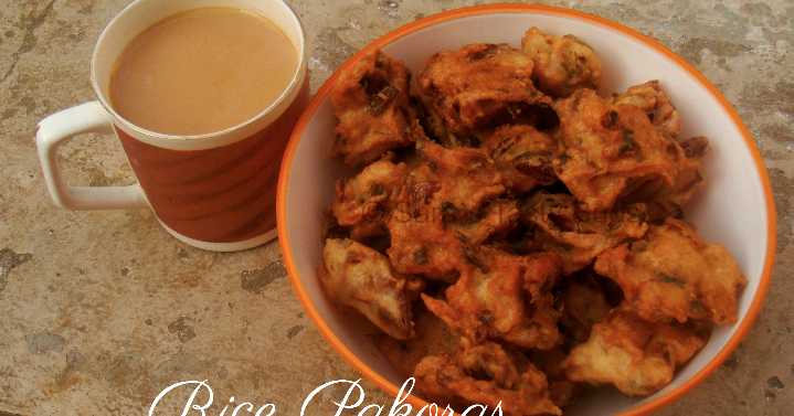 Rice Pakoras / Chawal Ke Bhajiyae - Chattisgarh Cuisine