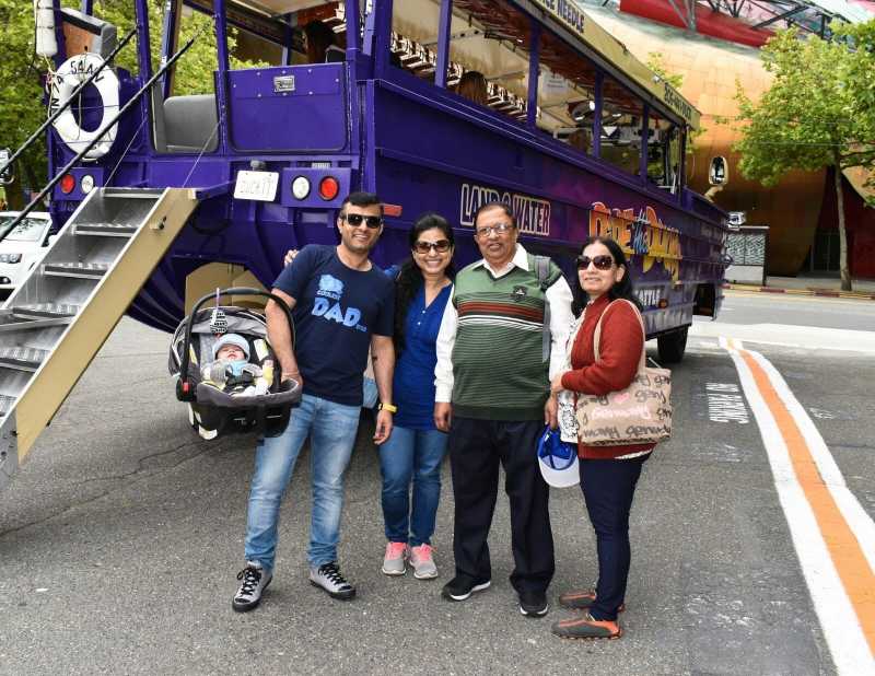 Riding The Purple Duck On Father’s Day