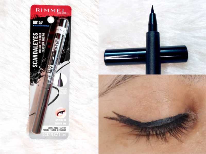 Rimmel Scandaleyes Micro Eyeliner Review, Swatches