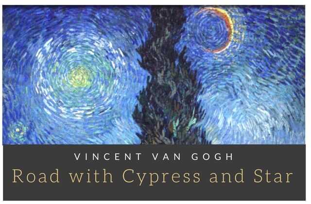 Road With Cypress And Star By Vincent Van Gogh