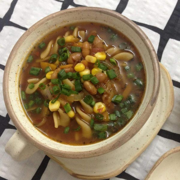 Roasted Vegetable Minestrone Soup