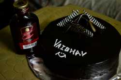 Rum Infused Dutch Chocolate Cake - A Crazy Birthday Idea 