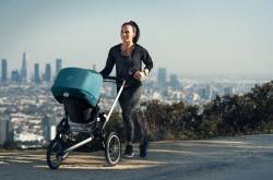 running behind the stroller, so you do it? - double umbrella stroller guide