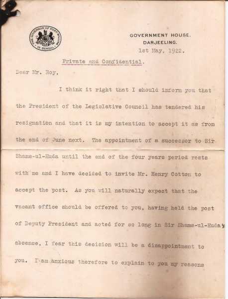 S N Roy Hears From Lytton: A 1922 Case Of British Imperial Racism In Indian Governance (with Lessons For Today) [Draft Text 6 March 2018]