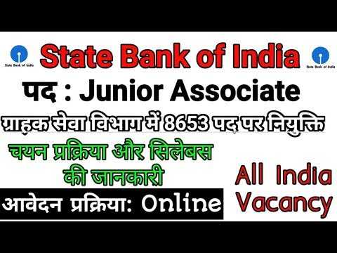 SBI Clerk 2019 Notification For 8653 Posts | SBI Junior Associates Govt ...