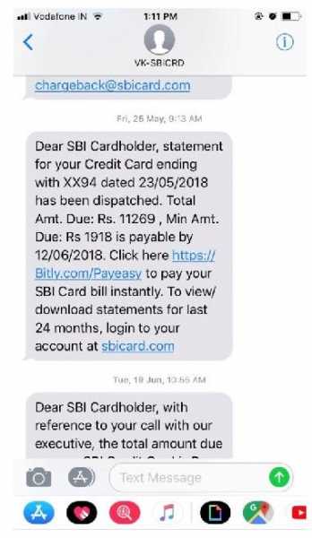 SBI Credit Cards-Caveat Emptor