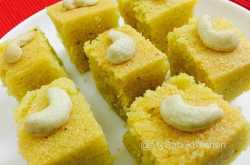 SEMOLINA CAKE (MANGO FLAVORED)