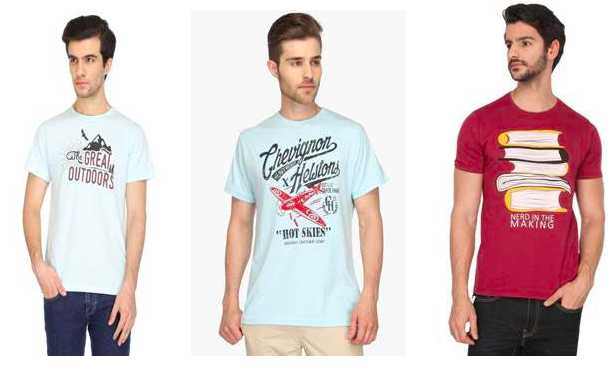 SHOPPERSSTOP LOOT DEAL: BRANDED T-SHIRTS @111 - 3G 4G Free Internet Tricks 2019, Free Recharge, Calling Tricks