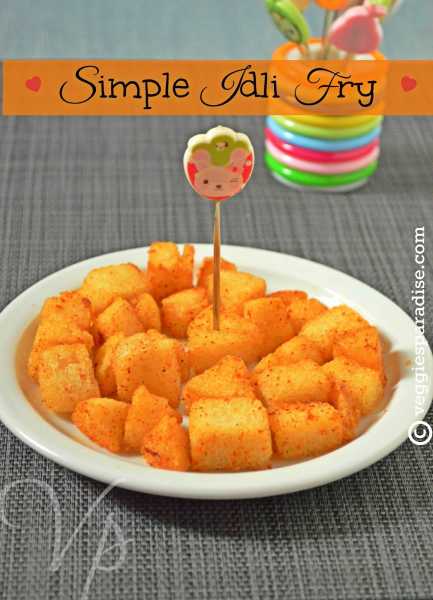 SIMPLE IDLI FRY - LEFTOVER IDLI RECIPES