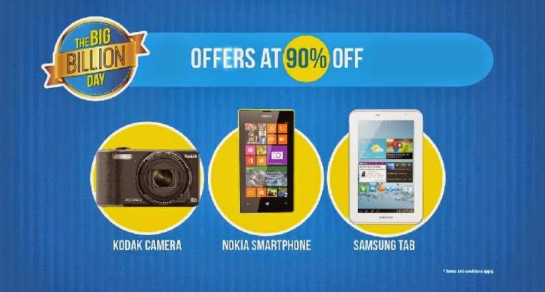 SNIPS: Flipkart BIG BILLION DAYS Big Offers