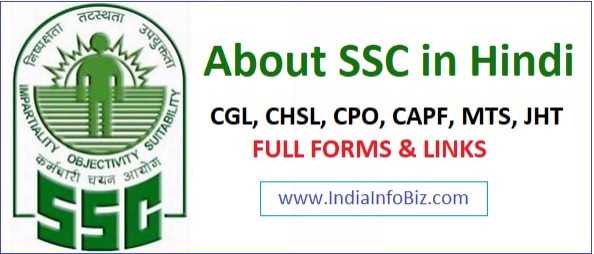 SSC Ka Full Form In Hindi | जानिए एसएससी क्या है