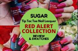 SUGAR Tip Tac Toe Nail Lacquer RED ALERT Collection Review & Swatches - Makeup and Body Blog