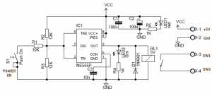 SURGE PROTECTION CIRCUIT FOR POWER SUPPLY BY IC 555