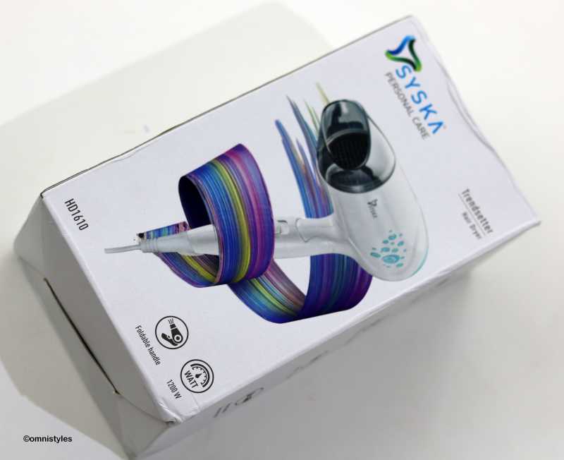 SYSKA Hair Dryer HD1610 With Cool And Hot Air: Review