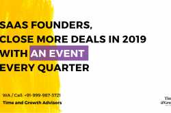 SaaS founders, close more deals in 2019 with an event every quarter - We help business leaders become inspiring communicators