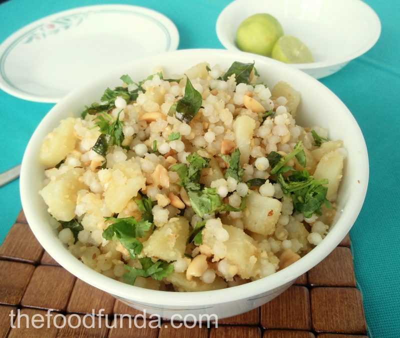 Sabudana Khichdi Recipe | Non Sticky Khichdi For Fasting - The Food Funda