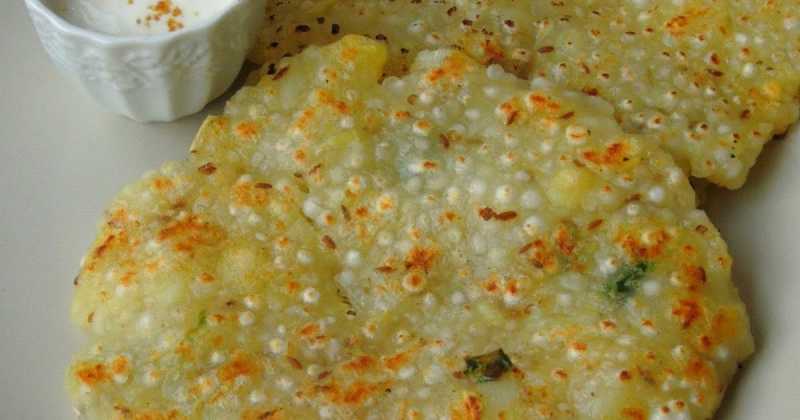 Sabudana Thalipeeth/Sago Pancakes