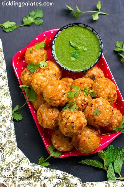 Sabudana Vada In Appe Pan - Sabudana Vada Recipe | Tickling Palates