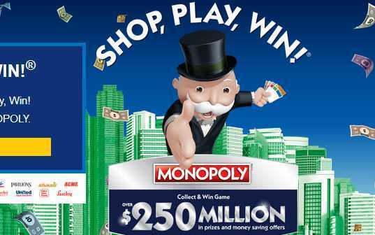 Safeway Monopoly 2019 - Play ShopPlayWin.com Game To Win Prizes