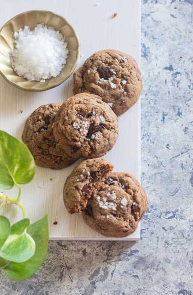 Salted Caramel Chocolate Chunk Cookies