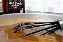 Salted Caramel and Old Monk Ice-cream