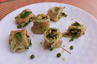 Samak Paneer Roll