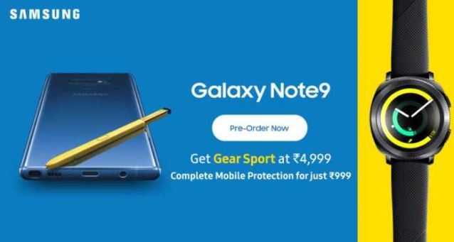 Samsung Galaxy Note9 Launch Offers, Deals And Freebies