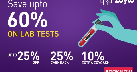 Save Upto 60% On Lab Test Bookings Through ZOYLO
