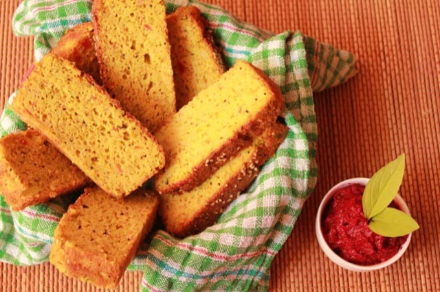 Savoury Vegetable Semolina Cake