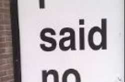 Saying No Is Like Farting In The Grocery Aisle