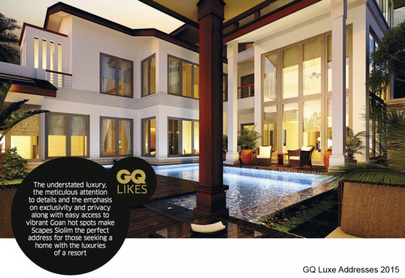 Scapes Siolim Is Now A GQ Luxe Address - Scapes India Official Blog
