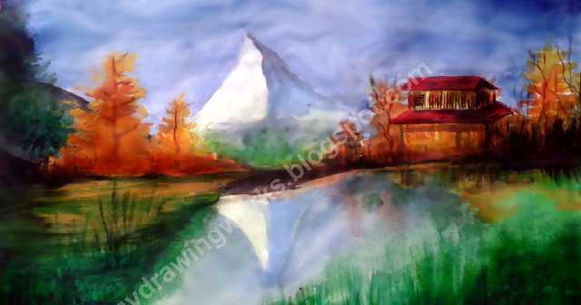 Scenery - Acrylic Painting