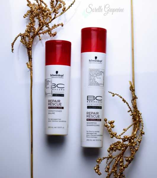 Schwarzkopf BC Bonacure Repair Rescue Reversilane Shampoo And Conditioner - Review