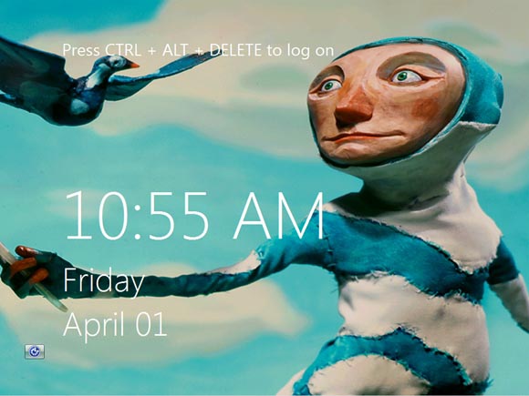 Screenshot Of Windows 8 Welcome Screen