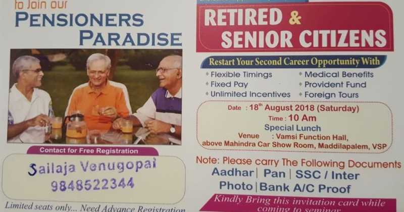 Second Career In Vizag