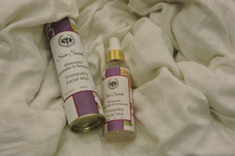 Seer Secrets Silverated Lavender &  Geranium Tranquility Facial Mist- Review