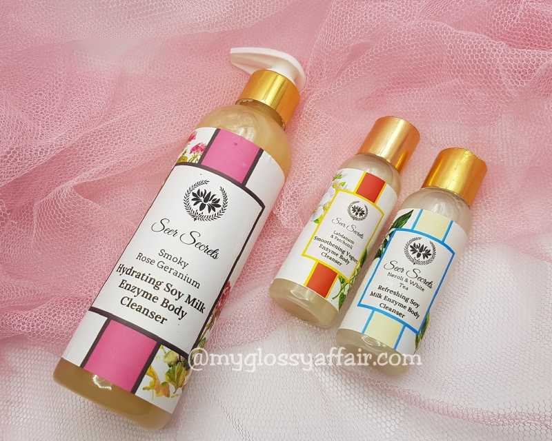 Seer Secrets Smoky Rose Geranium Hydrating Soy Milk Enzyme Body Cleanser Review