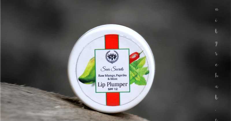 Seer Secrets Raw Mango, Paprika And Mint Lip Plumper Review. One Hot Lippy Deal!