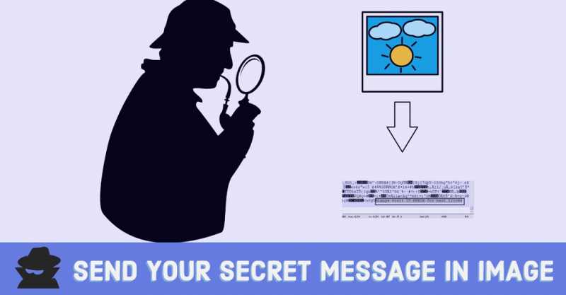 Send Your Secret Message In Image | Trick