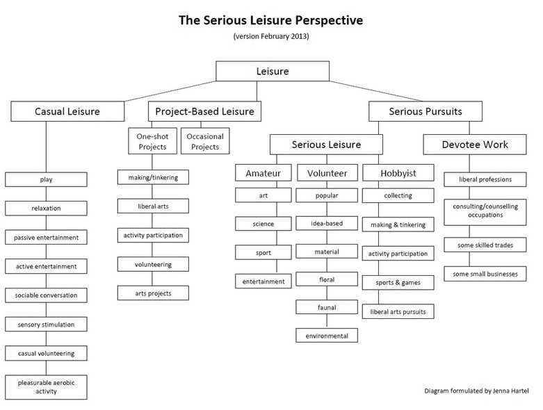 Serious Leisure: A Perspective