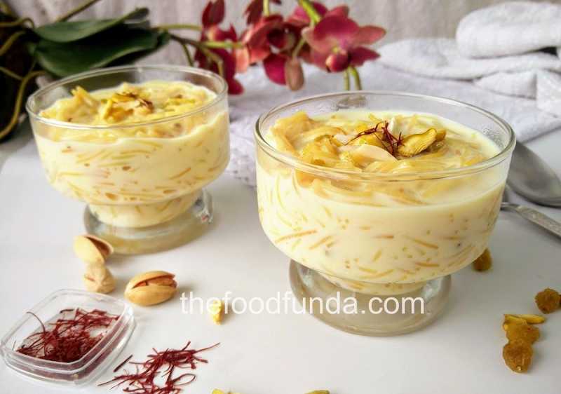 Seviyan Kheer Recipe (Vermicelli Kheer) - The Food Funda