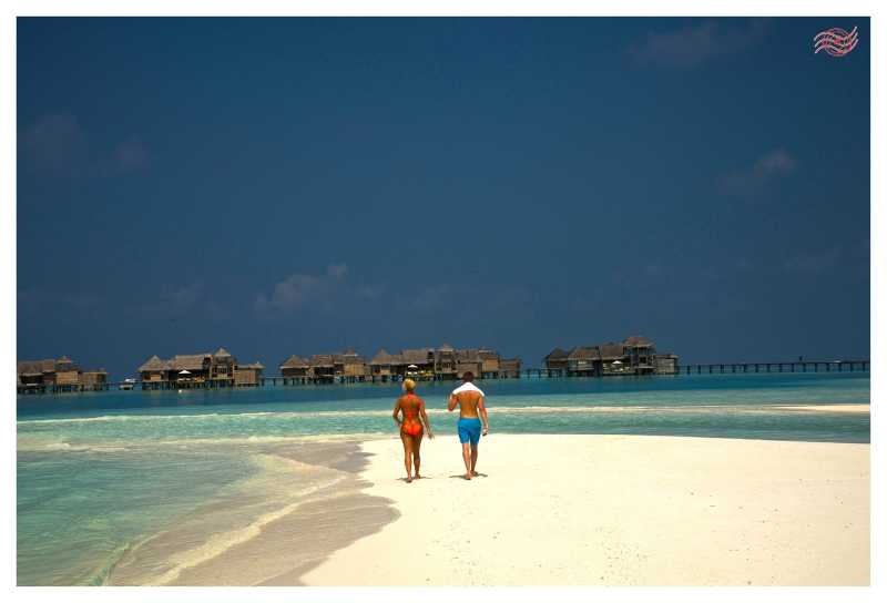 Shades Of Blue: Islands In The Maldivian Sea