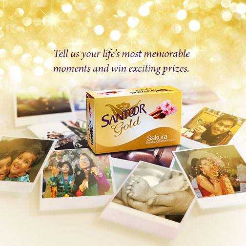Share Your Golden Moments And Stand A Chance To ‪win‬ Exciting ‪‎SANTOOR‬ Hampers