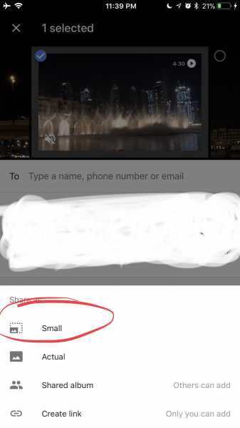 Sharing Large Videos On Whatsapp From An IPhone