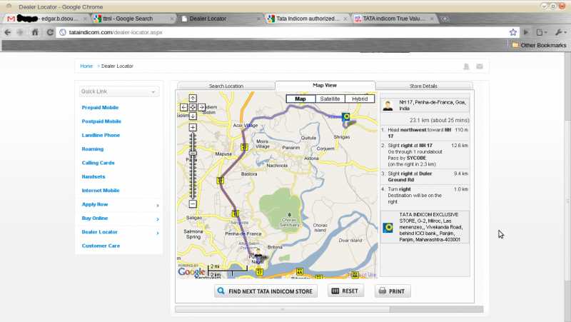 Sheer Genius - Tata Indicom Dealer DIS-Locator